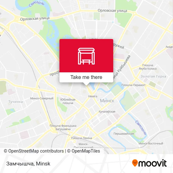 Замчышча map