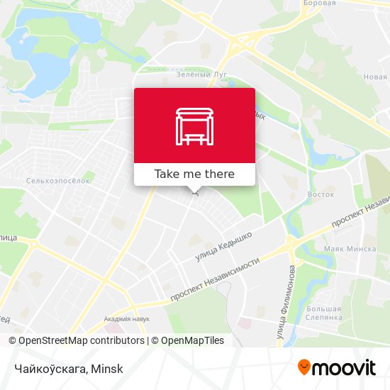 Чайкоўскага map