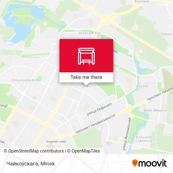 Чайкоўскага map