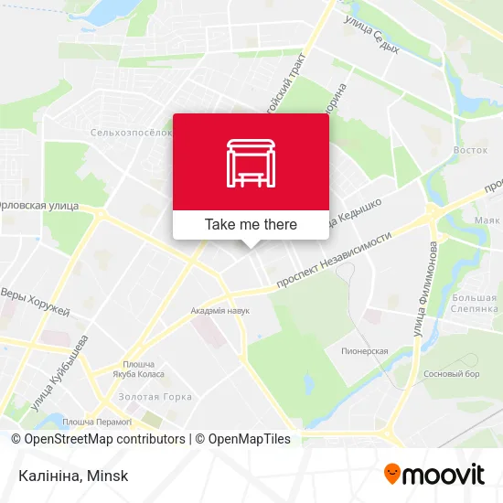 Калініна map