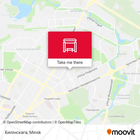 Бялінскага map