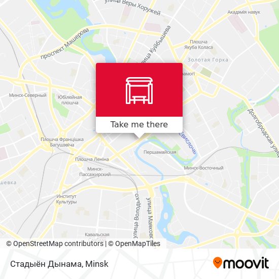 Стадыён Дынама map