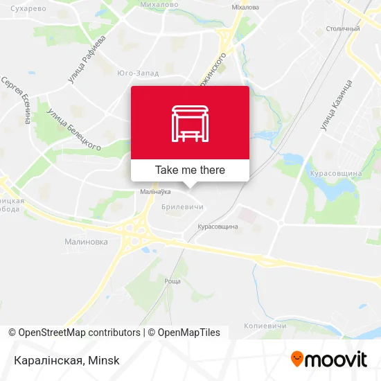 Каралінская map