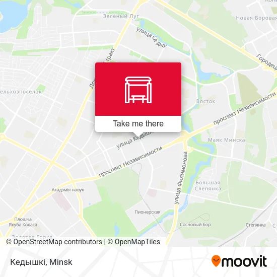 Кедышкі map