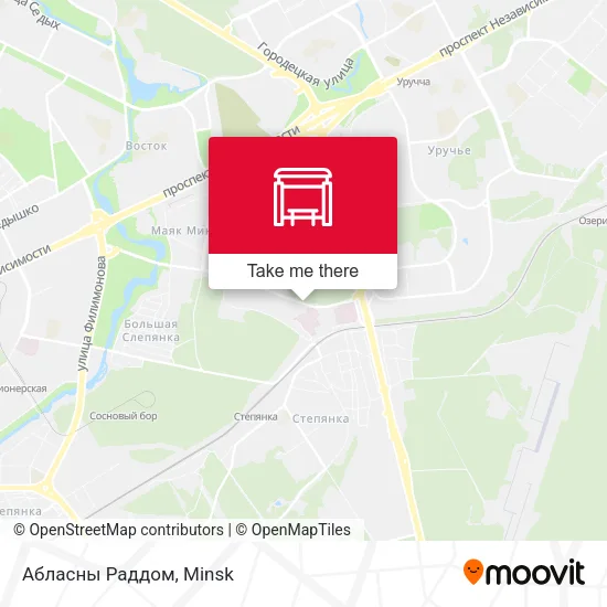 Абласны Раддом map