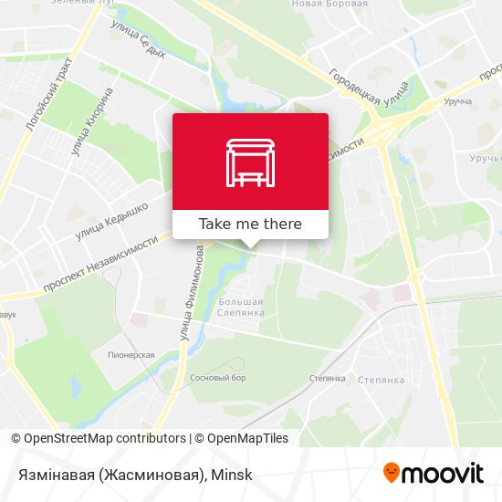 Язмінавая (Жасминовая) map