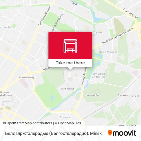 Белдзяржтэлерадыё (Белгостелерадио) map