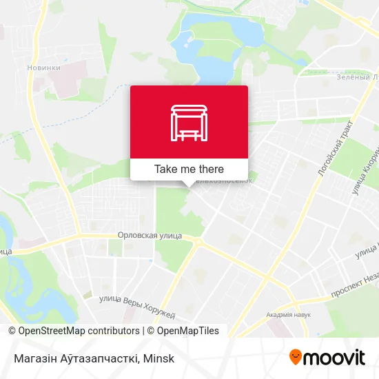 Магазін Аўтазапчасткі map