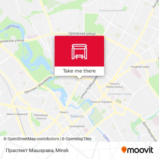 Праспект Машэрава map