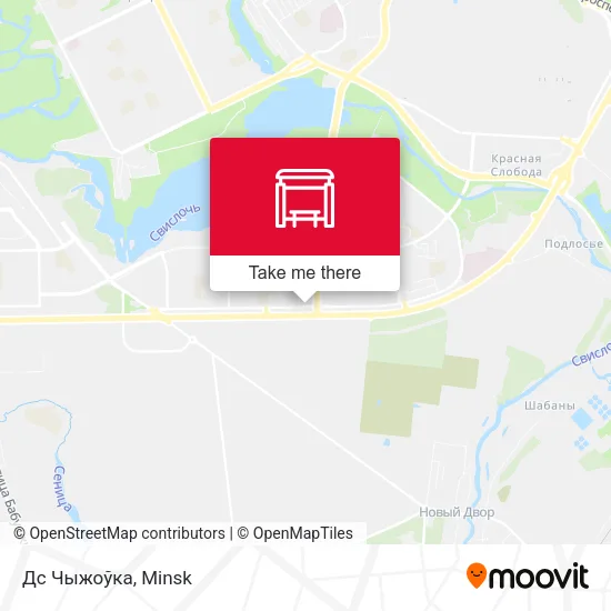 Дс Чыжоўка map