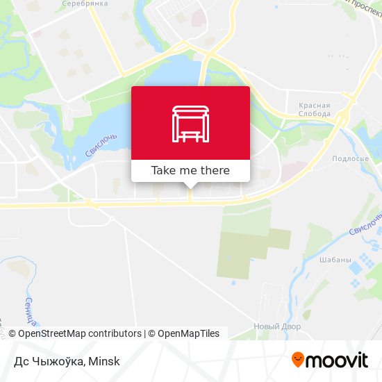 Дс Чыжоўка map
