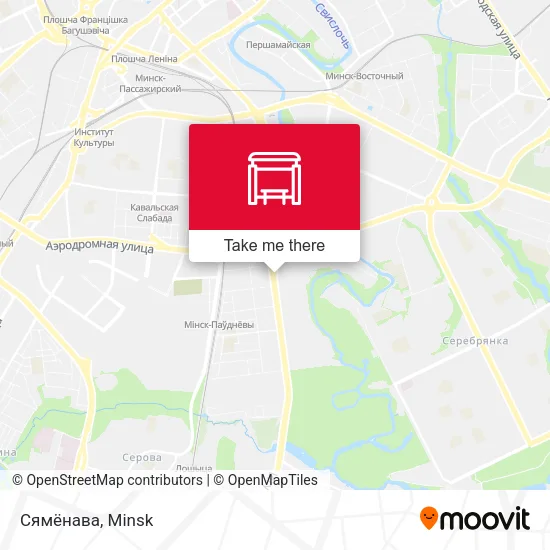 Сямёнава map