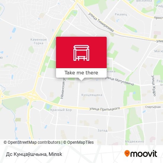 Дс Кунцаўшчына map