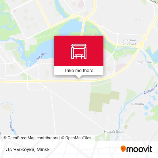 Дс Чыжоўка map