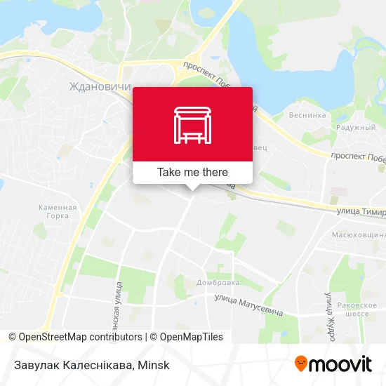 Завулак Калеснікава map