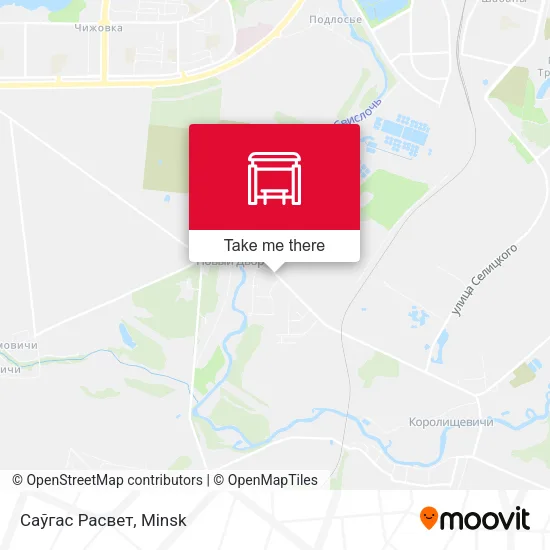 Саўгас Расвет map