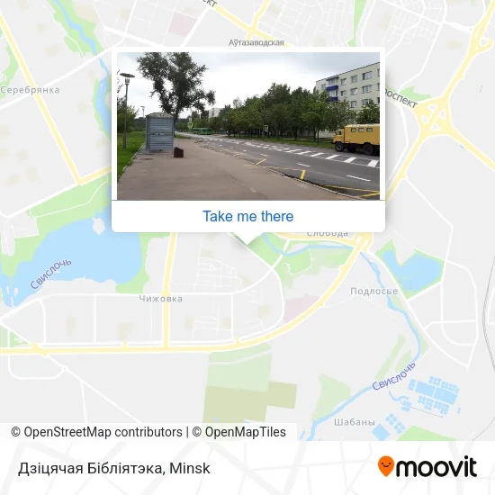 Дзіцячая Бібліятэка map