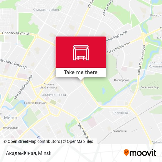 Акадэмічная map