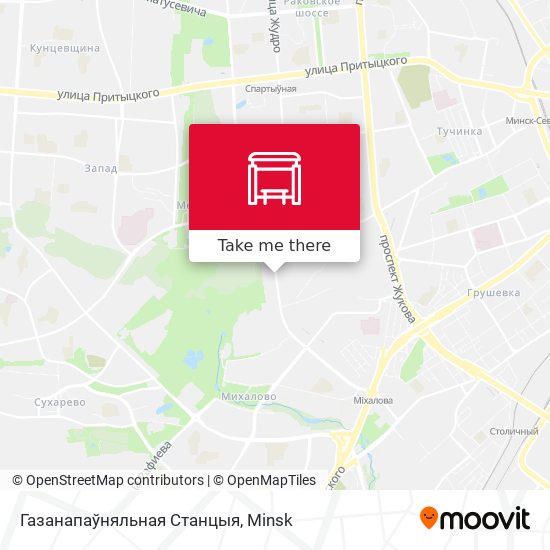 Газанапаўняльная Станцыя map