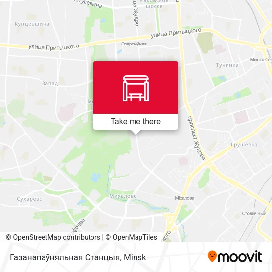 Газанапаўняльная Станцыя map