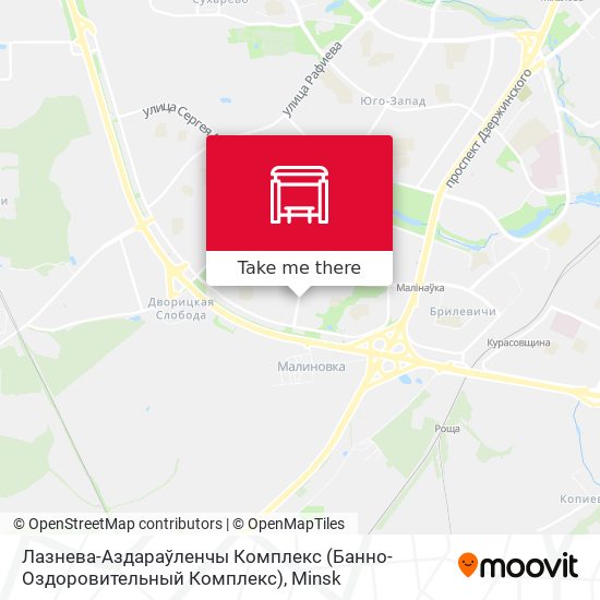 Лазнева-Аздараўленчы Комплекс (Банно-Оздоровительный Комплекс) map