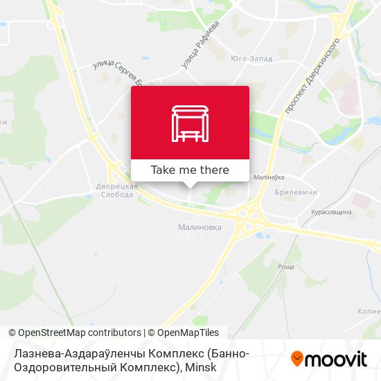 Лазнева-Аздараўленчы Комплекс (Банно-Оздоровительный Комплекс) map