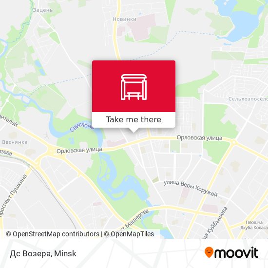 Дс Возера map