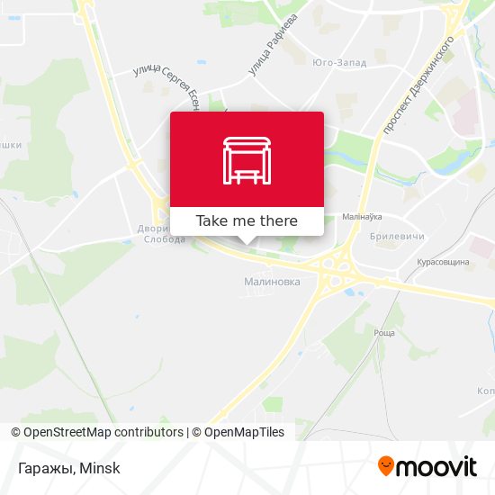 Гаражы map