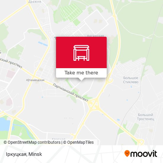 Іркуцкая map