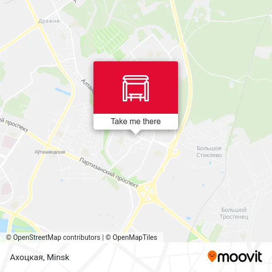 Ахоцкая map