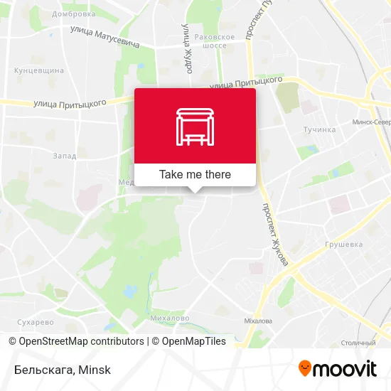 Бельскага map