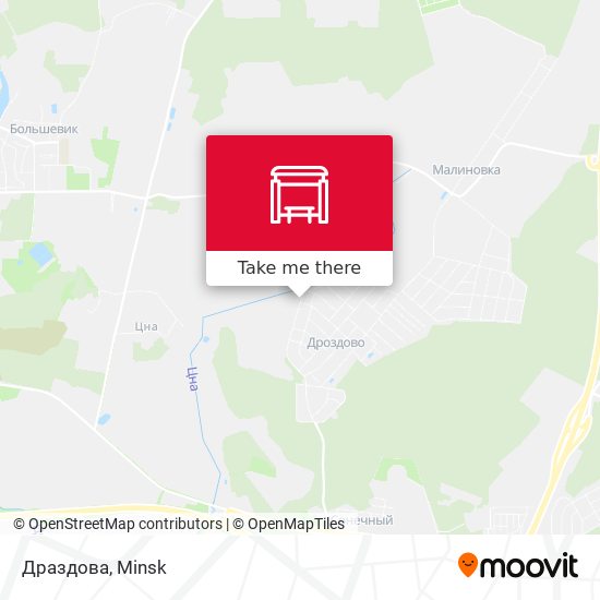 Драздова map