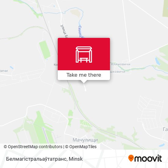 Белмагістральаўтатранс map