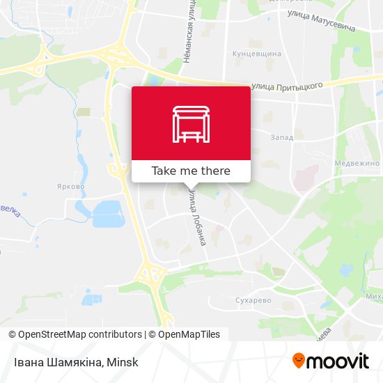 Івана Шамякіна map