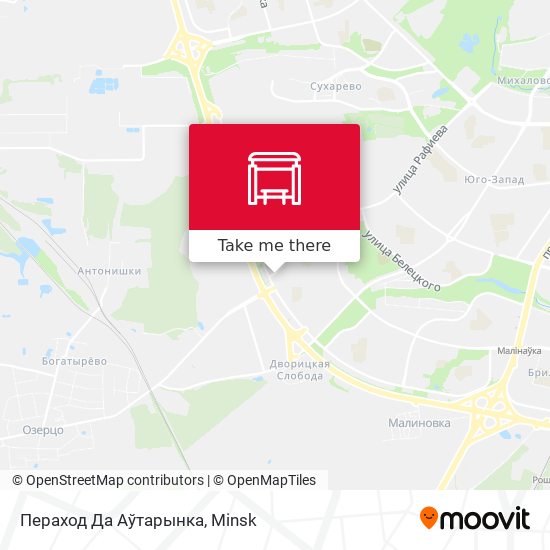 Пераход Да Аўтарынка map