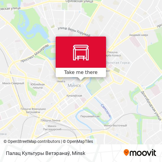 Палац Культуры Ветэранаў map