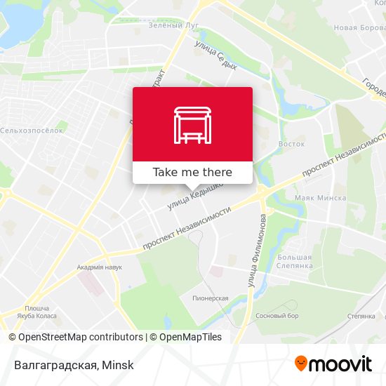 Валгаградская map