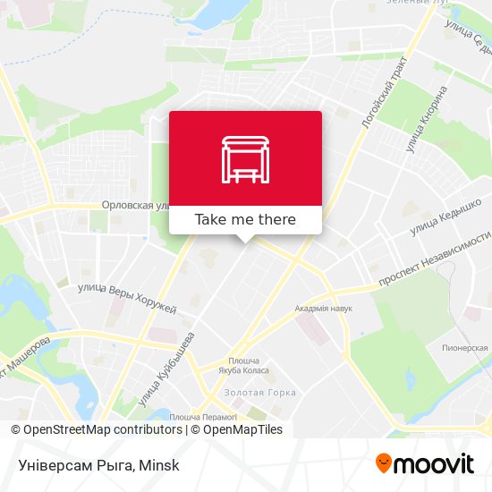 Універсам Рыга map