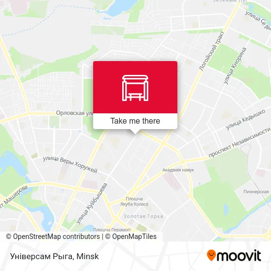 Універсам Рыга map