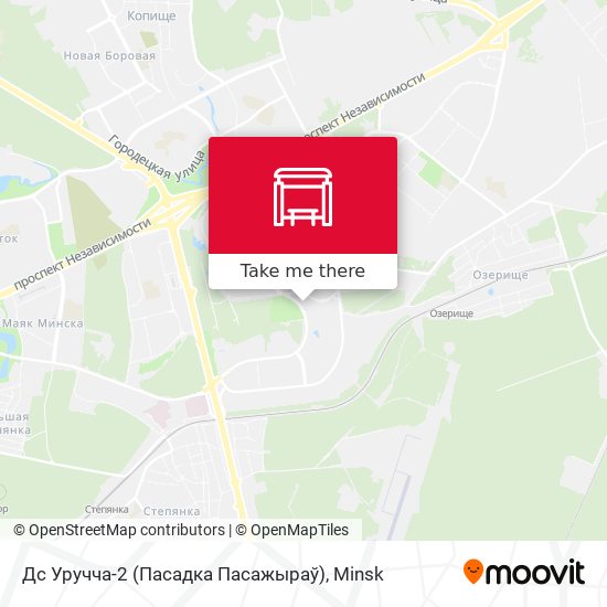 Дс Уручча-2 (Пасадка Пасажыраў) map