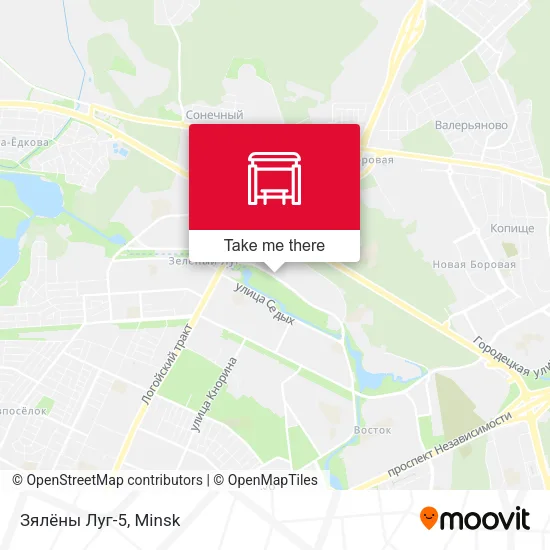 Зялёны Луг-5 map