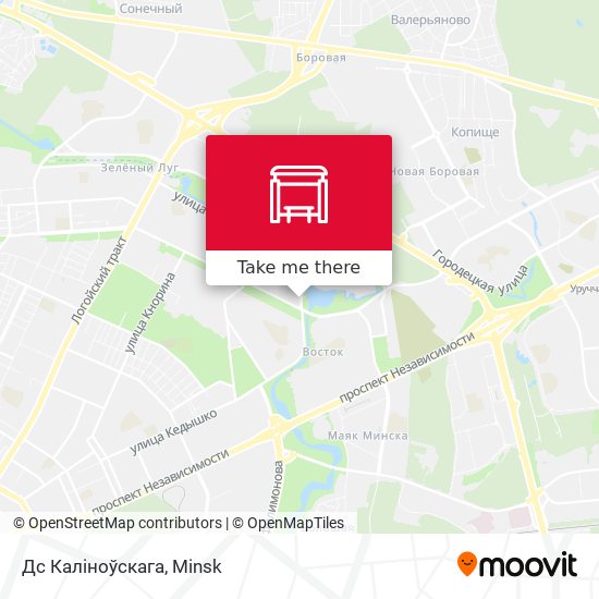 Дс Каліноўскага map