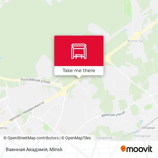 Ваенная Акадэмія map