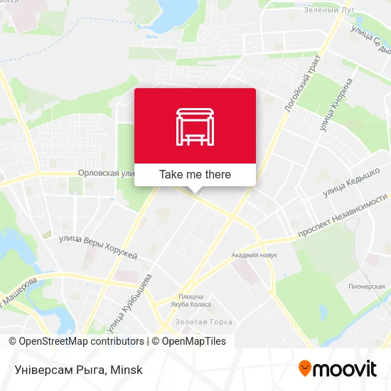 Універсам Рыга map