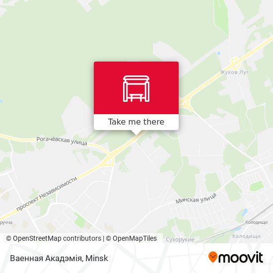 Ваенная Акадэмія map