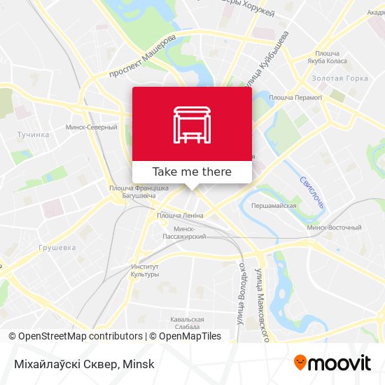 Міхайлаўскі Сквер map