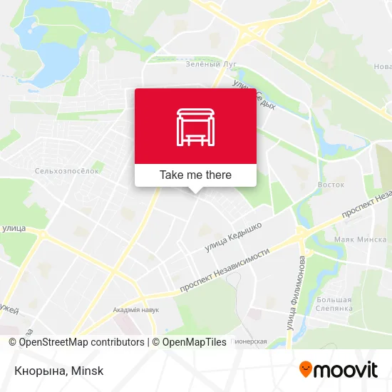 Кнорына map
