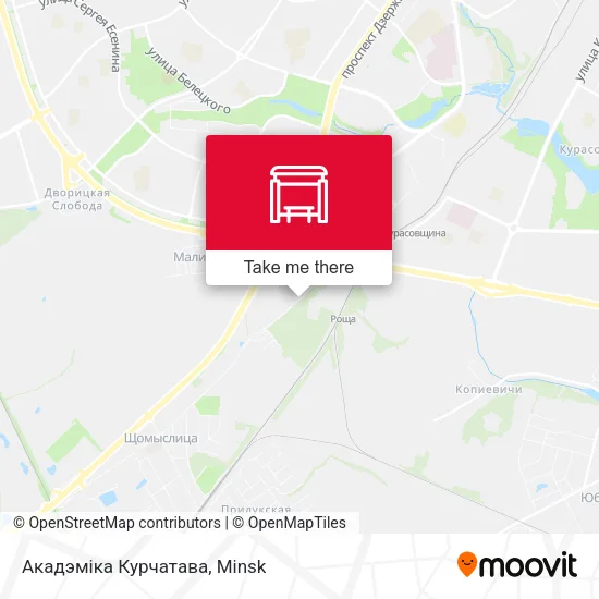 Акадэміка Курчатава map