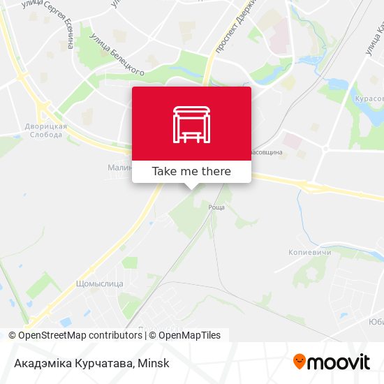 Акадэміка Курчатава map