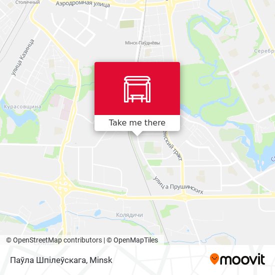 Паўла Шпілеўскага map